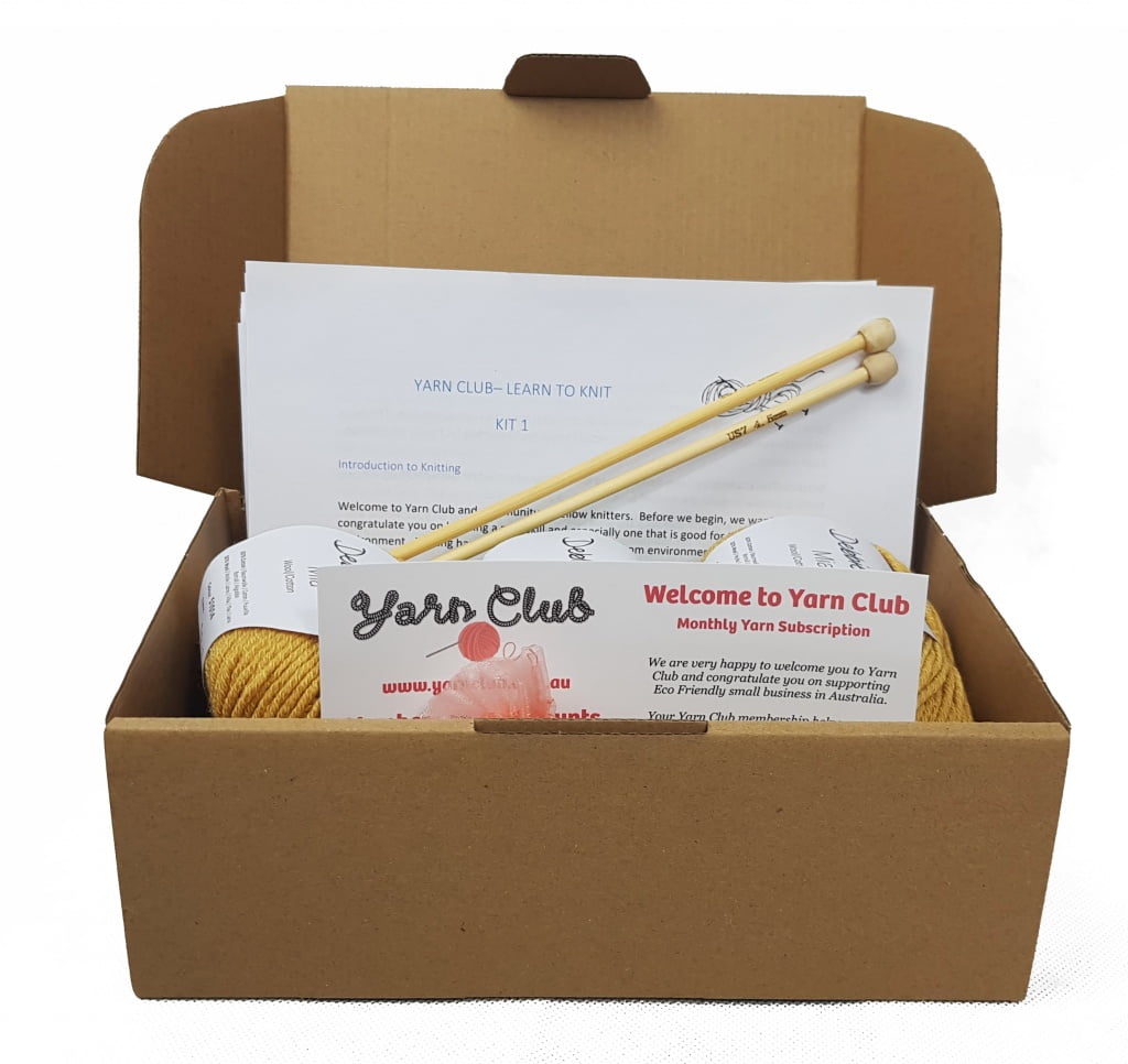 Learn to Knit or Crochet Single Lesson Kit (Afterpay Available)
