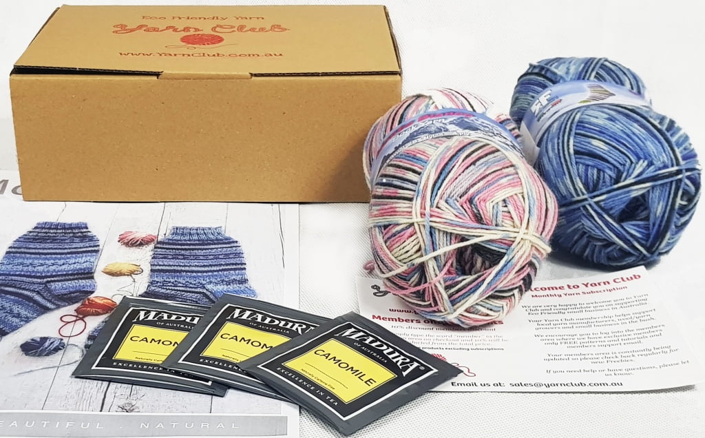 Monthly Yarn Club Membership (Yarn and Pattern only)