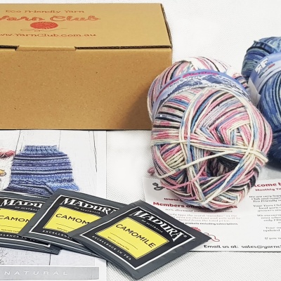 Monthly Yarn Club Membership (Yarn and Pattern only)