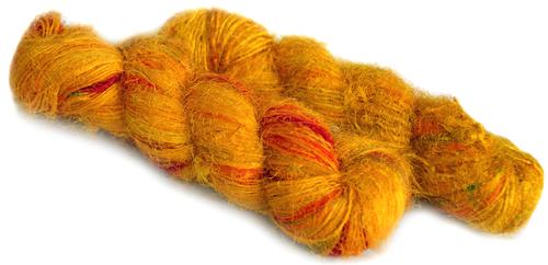 Sari-yarn-spun-yellow