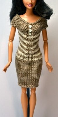 Barbie-knitted-fitted-dress-pattern