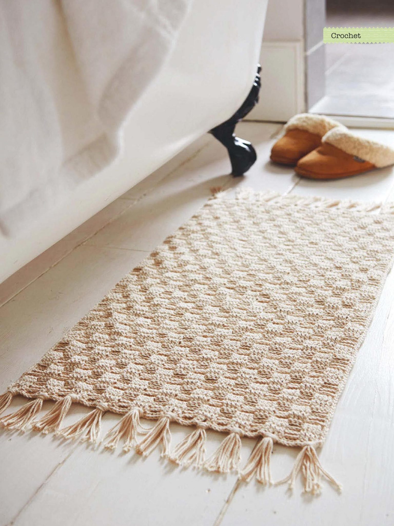 Crochet Cotton Rug Pattern FREE – Yarn Club