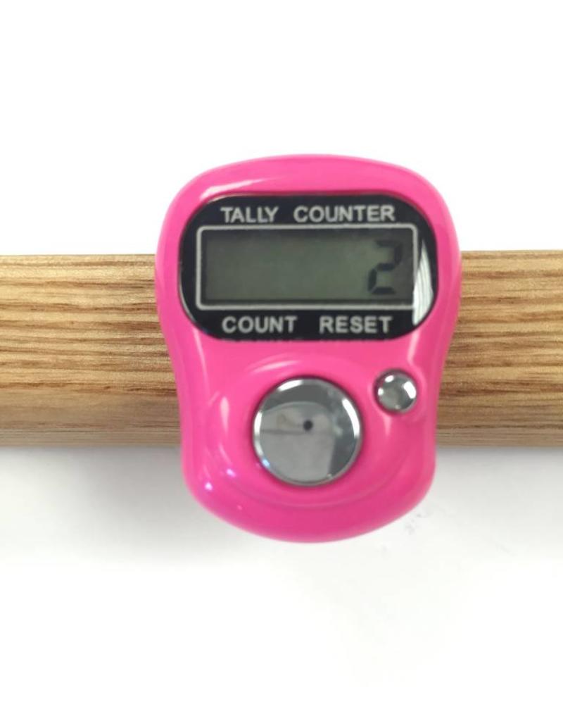 Digital Row Counter Assorted Colors: Pink, Purple Or Silver
