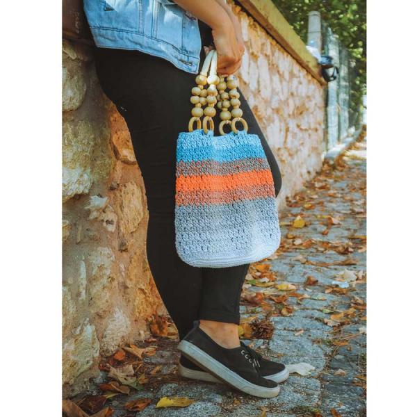 Retwisst Crochet Easy Peasy Bag Kit Tropical (45 x 30cm) - Image 2