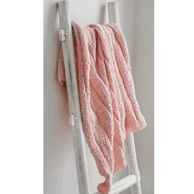 100% Organic Cotton Baby Blanket Easy Knit Kit