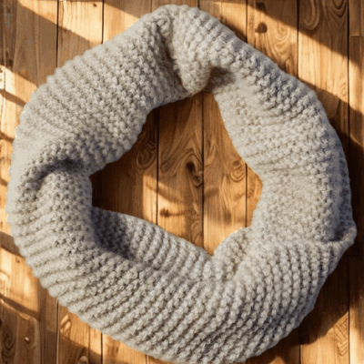 Chunky Mobius Cowl Knitting Pattern