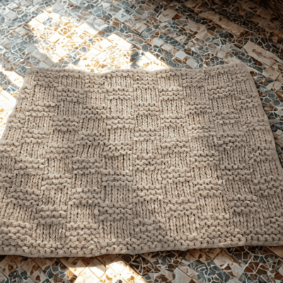 Soft Textured Cowl Knitting Pattern