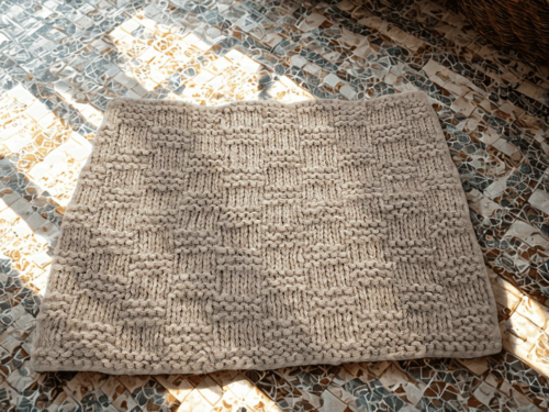 Soft Textured Cowl Knitting Pattern