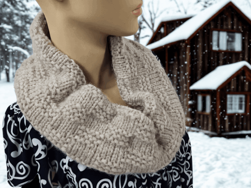 Soft Textured Cowl Knitting Pattern - Image 2