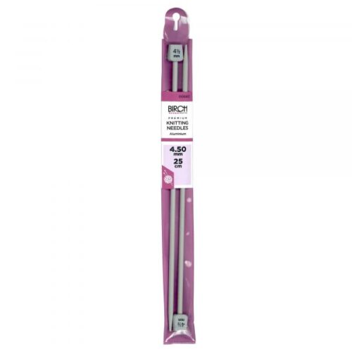 Birch 4.50mm 25cm Premium Knitting Needles