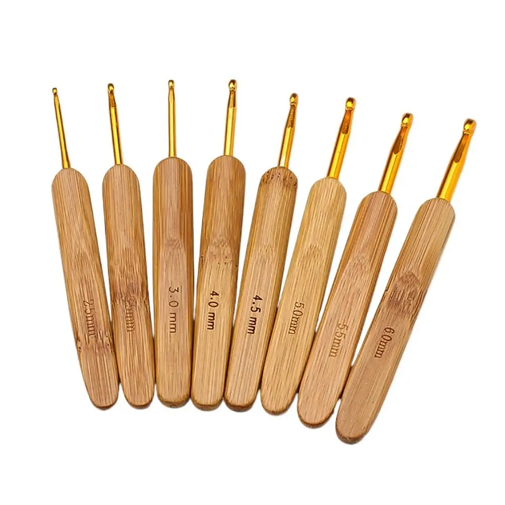 Aluminium & Bamboo Crochet Hooks