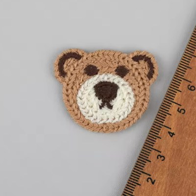 Applique Patches Sew On Large Teddy Face