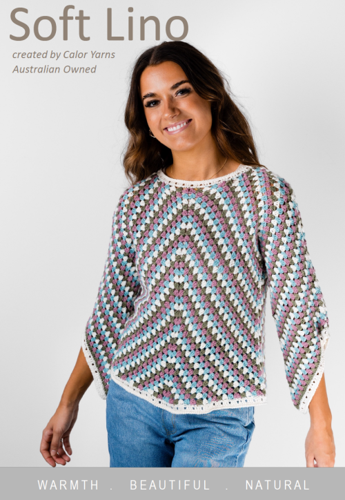 Lino Crochet Sweater E-Pattern