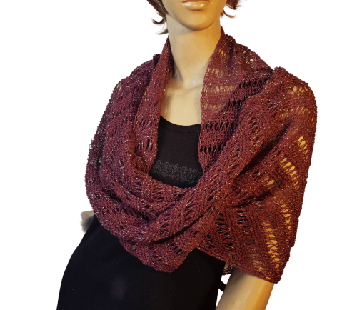 Beginner Knit Lace Shawl Kit