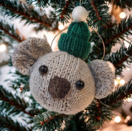 Aussie Christmas Baubles Knitting Pattern - Image 5