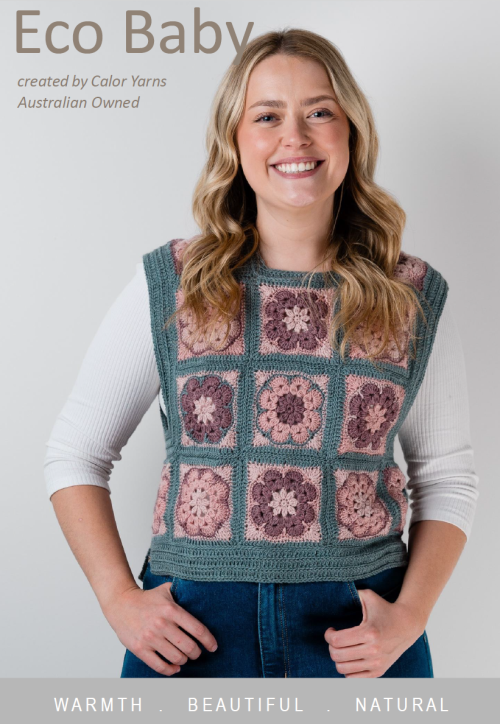 Blossom Vest Crochet E-Pattern