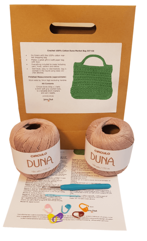 Yarn Club Duna Crochet Bag Gift DIY Kit - Image 9