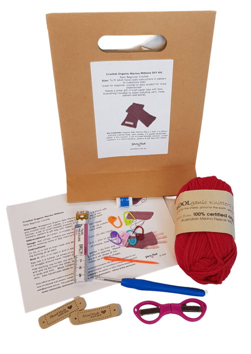 Crochet Mittens DIY Gift Kit - Image 12