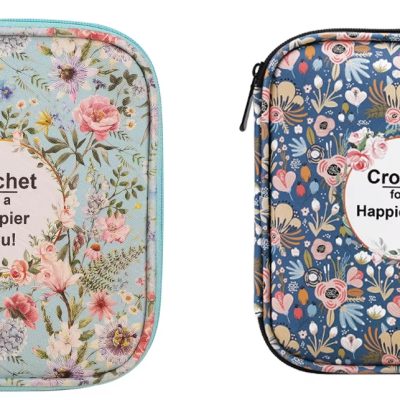 Crochet Hook Case Floral