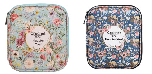 Crochet Hook Case Floral