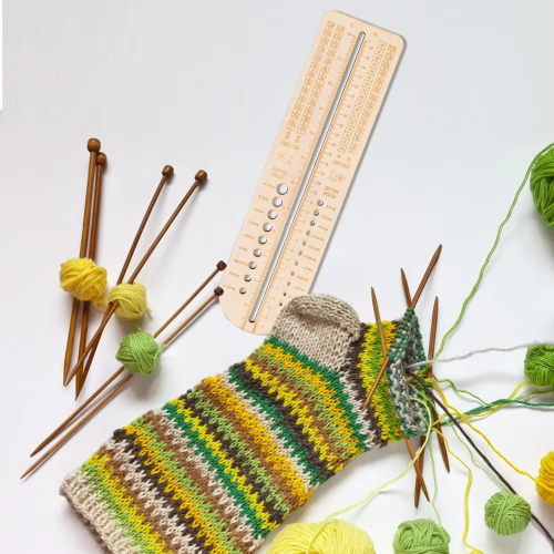 Multifunction Wood Sock Ruler - Image 5