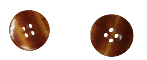 Tortoise Shell Styled Acrylic 2 hole Buttons 18mm - Image 5