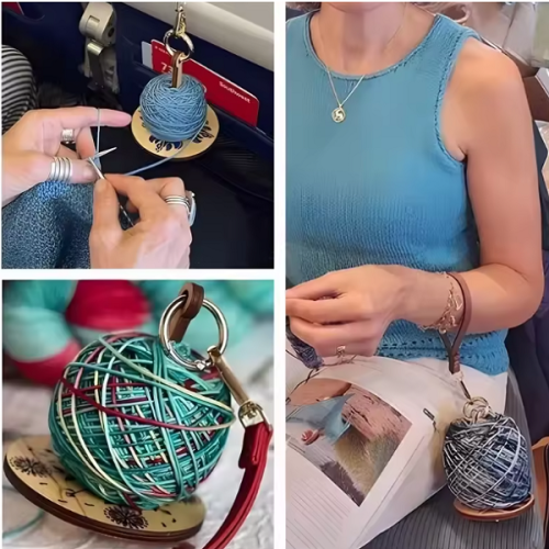 Yarn Ball Wrist Holder Travel