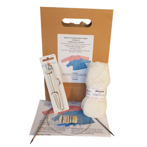 Beginner Baby Cardi DIY Knit Gift Kit - Image 13