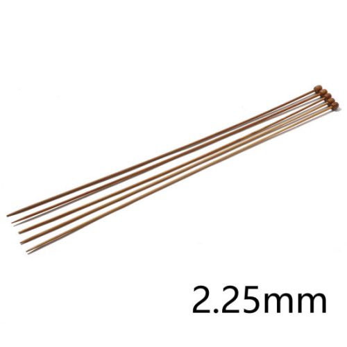 2-10mm Bamboo Straight Knitting Needles 35cm - Image 13