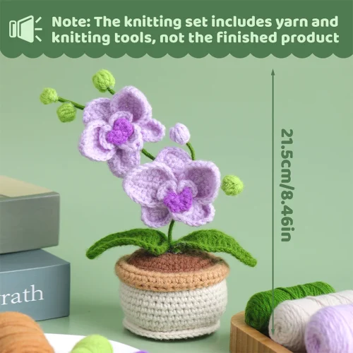 Moth Orchid Amigurumi DIY Kit - Image 3