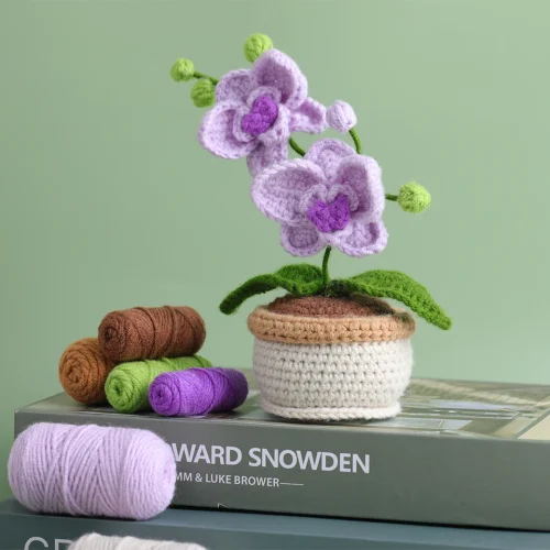 Moth Orchid Amigurumi DIY Kit - Image 7