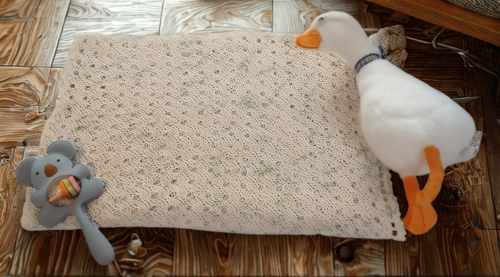 Beginner Knit Baby Blanket DIY Gift Kit - Image 7