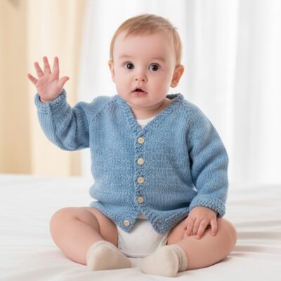 Beginner Baby Cardi Knitting Pattern