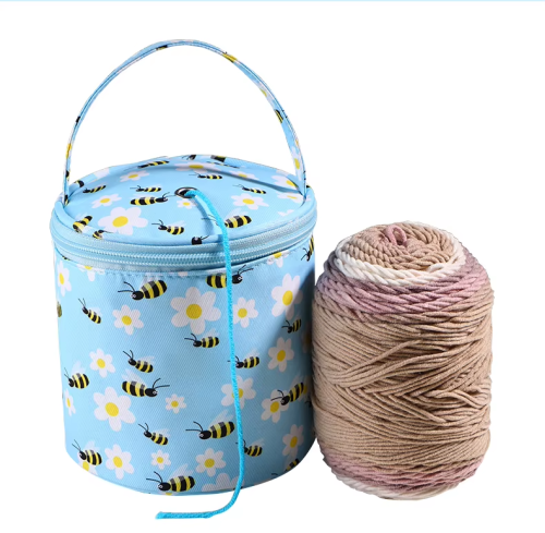 Yarn Storage Bag Bees - Image 2