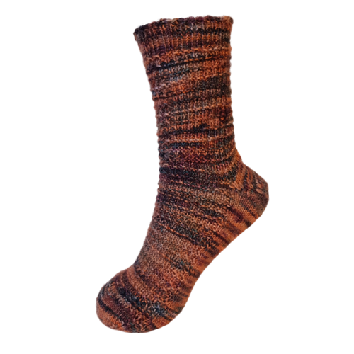 Hand Painted Merino Toe Up Socks Knitting Kit