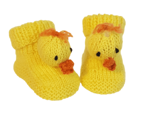 Knit Chick Baby Booties Boxed Kit