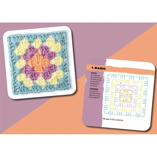 50 x Crochet Granny Square Card Patterns - Image 4