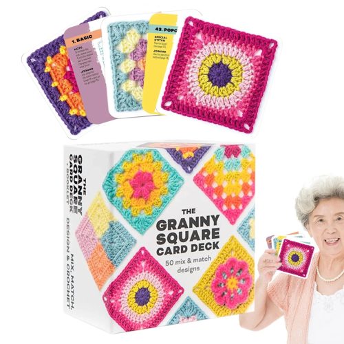 50 x Crochet Granny Square Card Patterns - Image 6