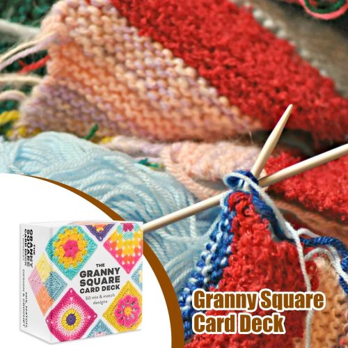 50 x Crochet Granny Square Card Patterns - Image 8