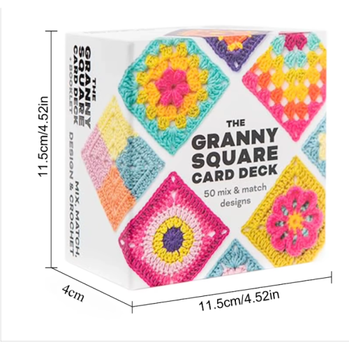 50 x Crochet Granny Square Card Patterns - Image 9