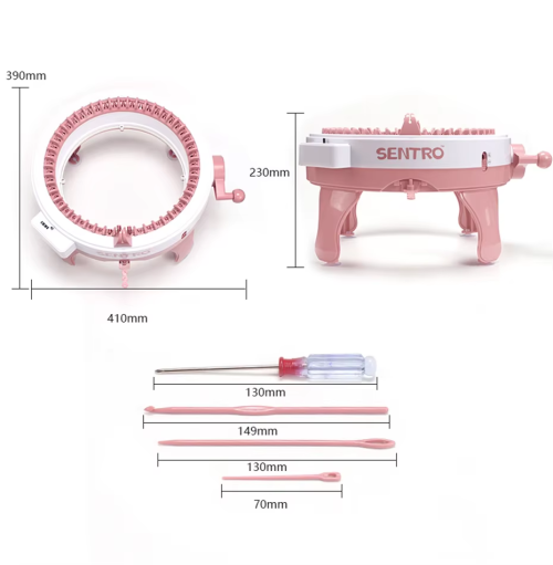 Sentro 48 Needle Knitting Machine + 4 Skiens Yarn + Free Shipping - Image 8