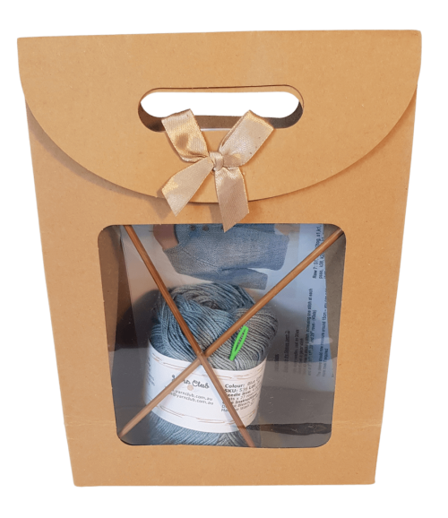Baby Tencel Cardi Beginner Knit Gift Kit - Image 3
