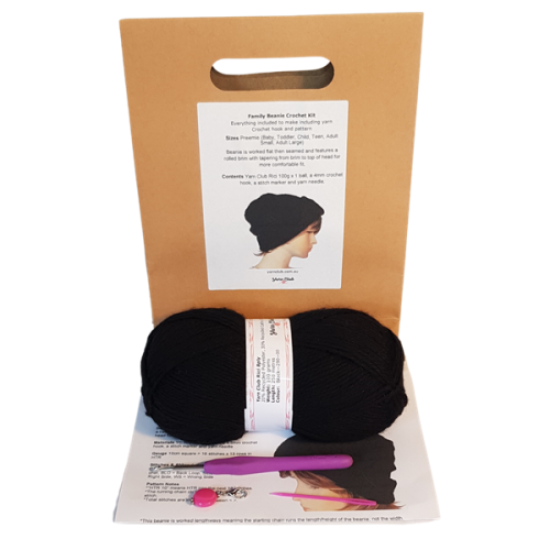 Beginner Crochet Family Beanie Gift Kit - Image 5