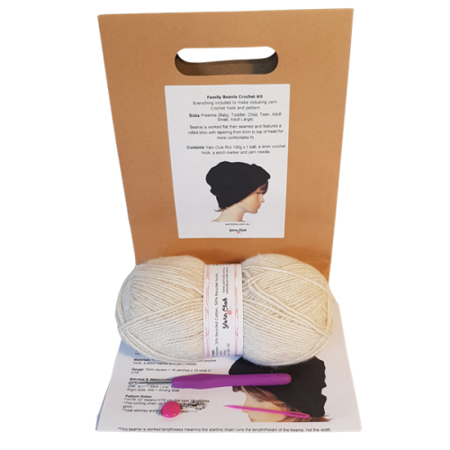 Beginner Crochet Family Beanie Gift Kit - Image 7