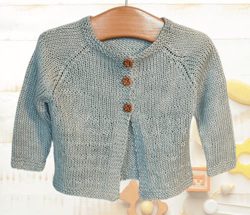 Baby Tencel Cardi Beginner Knit Gift Kit