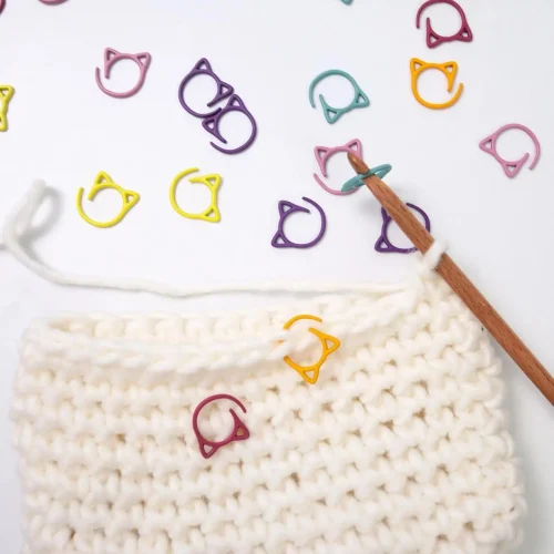 Universal Metal Cat Stitch Markers - Image 5