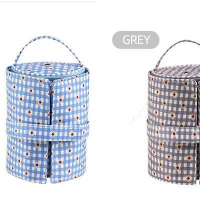 Portable Foldout Crochet Yarn Bag