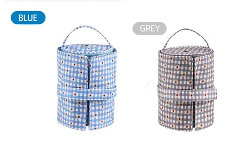Portable Foldout Crochet Yarn Bag
