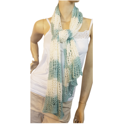 Knit Tencel Wrap or Scarf Pattern