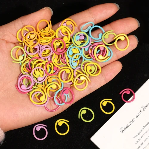 Universal Metal Spiral Stitch Markers